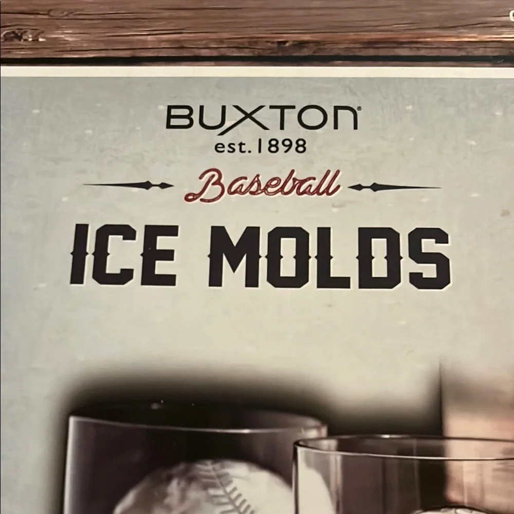Buxton Baseball (2) Ice Molds